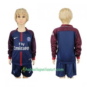 Jalkapallo Pelipaidat Paris SG Lasten Kotipaita 2017-2018 Pitkähihainen